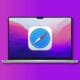 apple safari browser icon on a macbook screen