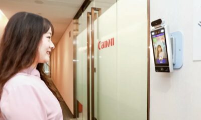 canon offices requiring facial recognition before entry