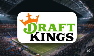 draftkings logo blurred background