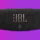 JBL charge 5 over a purple background