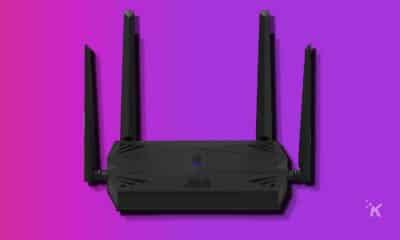 jlink wifi 6 router on a purple background
