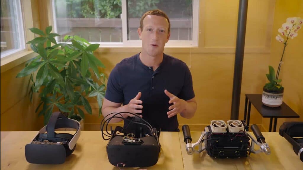 mark zuckerberg and vr headset