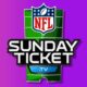 NFL sunday ticket logo on kt background