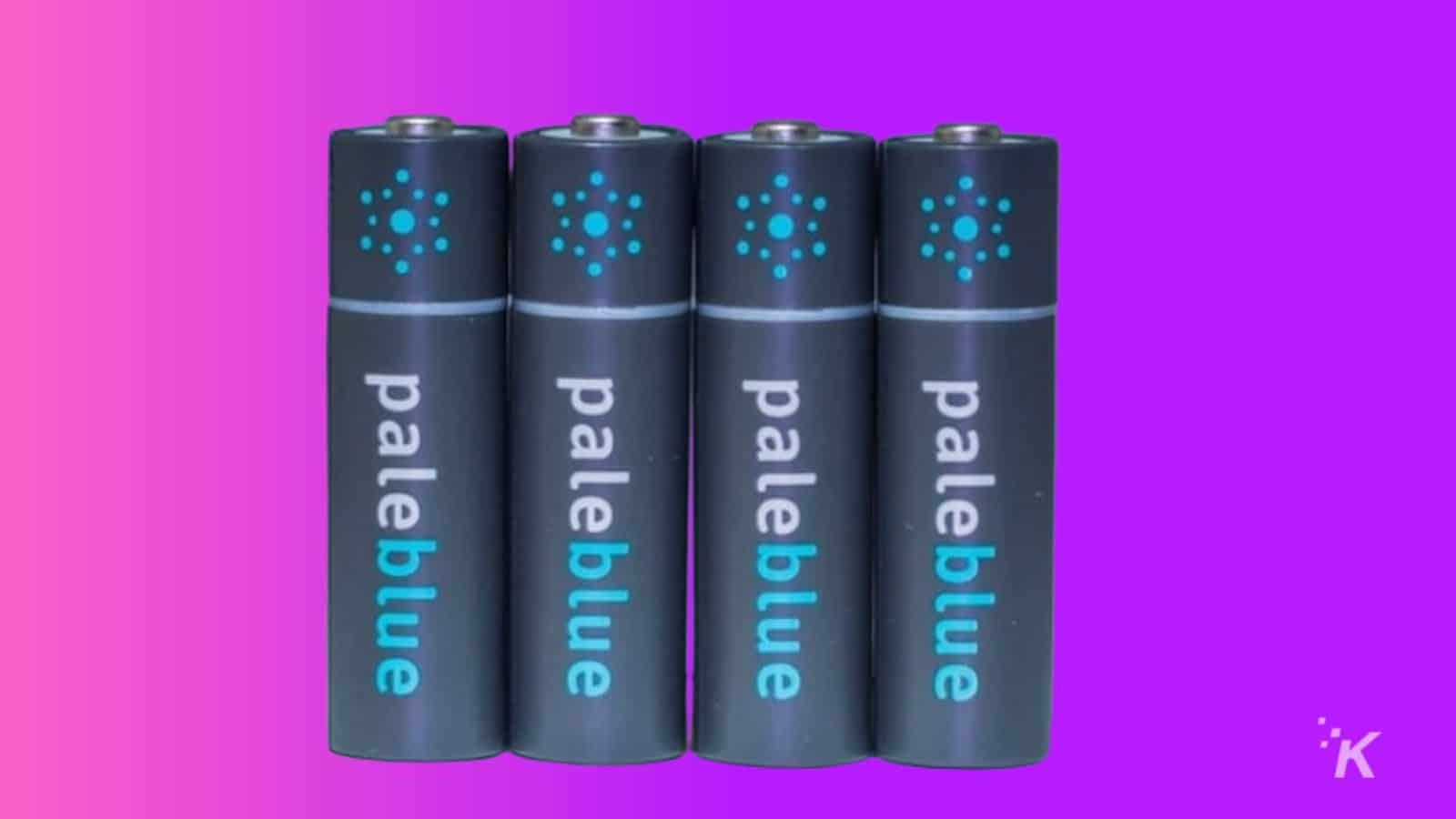 pale blue rechargeable batteries knowtechie gift guide