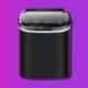 portable ice maker on a purple background