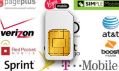 sim card with carries in the background