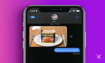 spam text message on iphone
