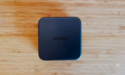 ugreen usb-c gan charger on office desk