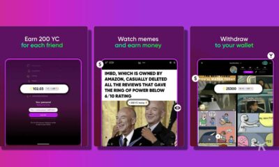 yep app on a purple background