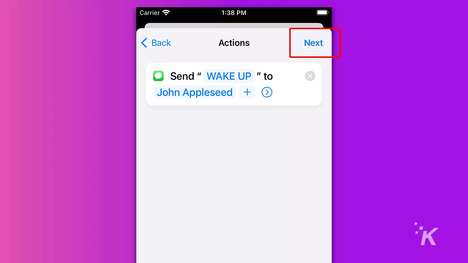 how to send texts automatically on iphone