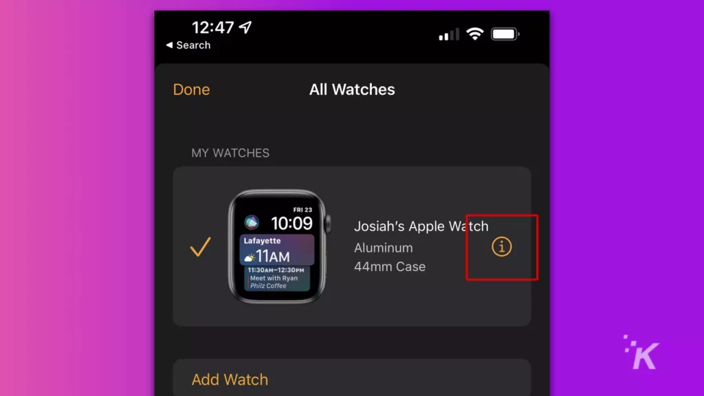 iphone apple watch app i icon