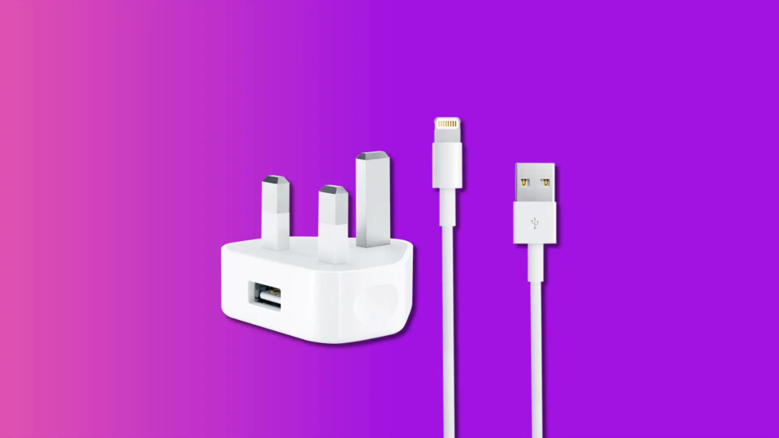 lightning cable and charger