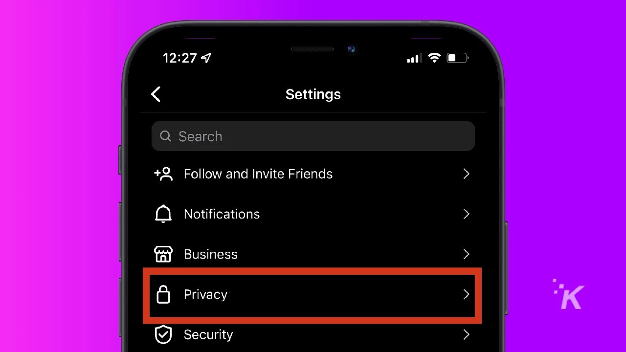 instagram-privacy-setting