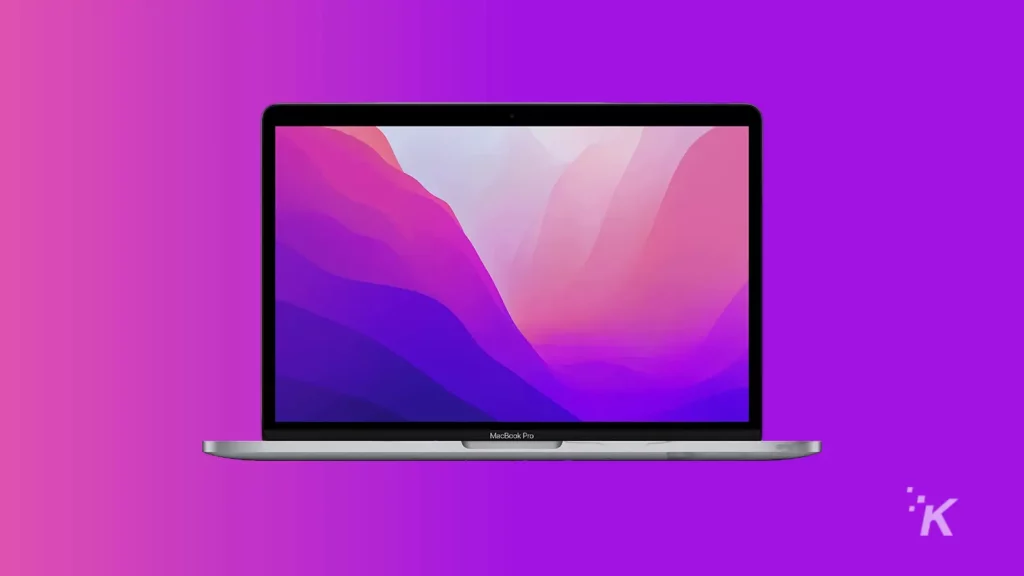 macbook pro m2 front facing