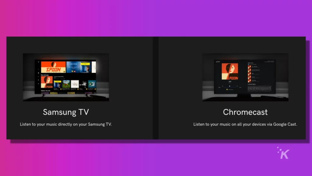qobuz doesn't work with alexa or google home, but it works on smart tvs like samsung TV or Chromecast